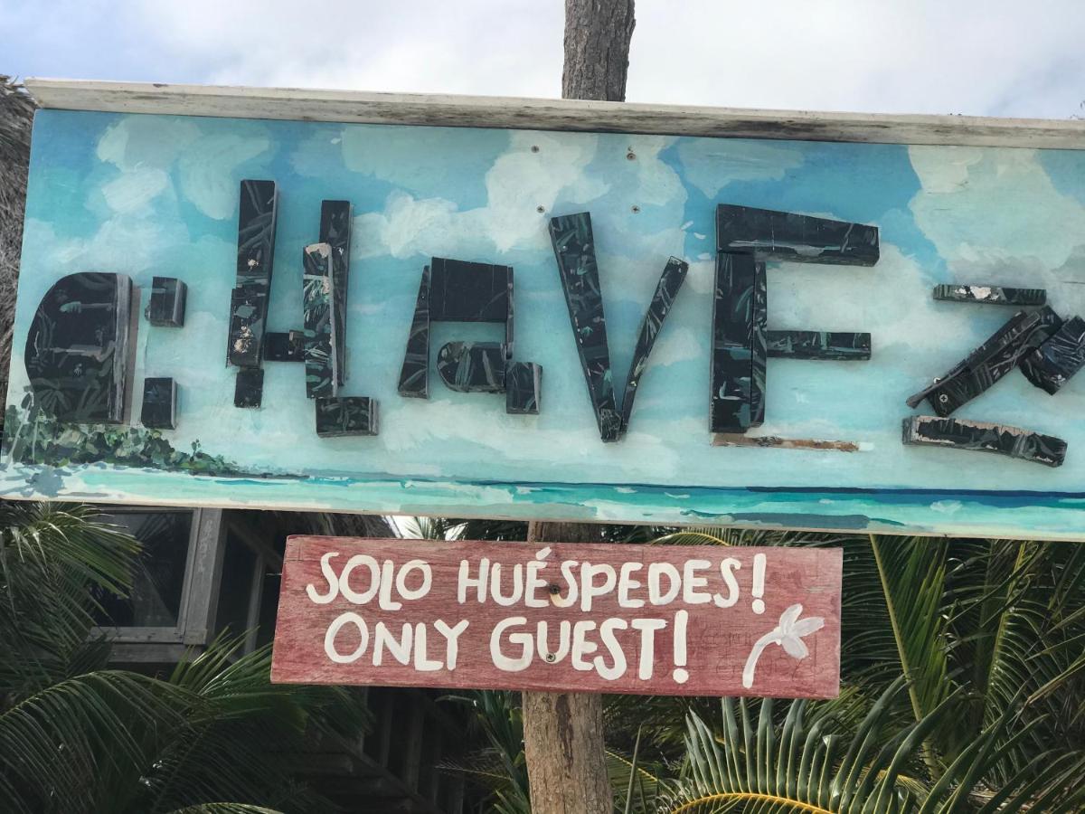 Chavez Eco Beach Camping And Cabanas Tulum Dış mekan fotoğraf