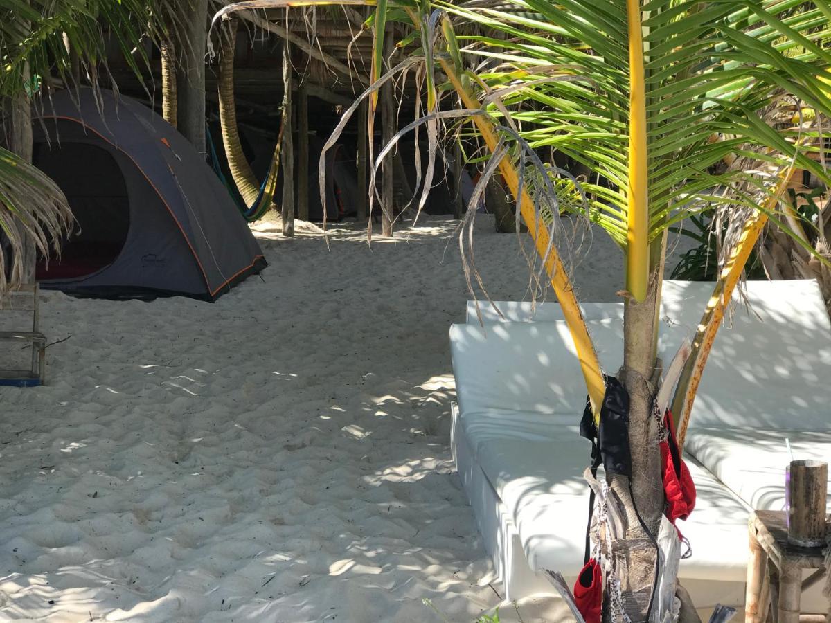 Chavez Eco Beach Camping And Cabanas Tulum Dış mekan fotoğraf