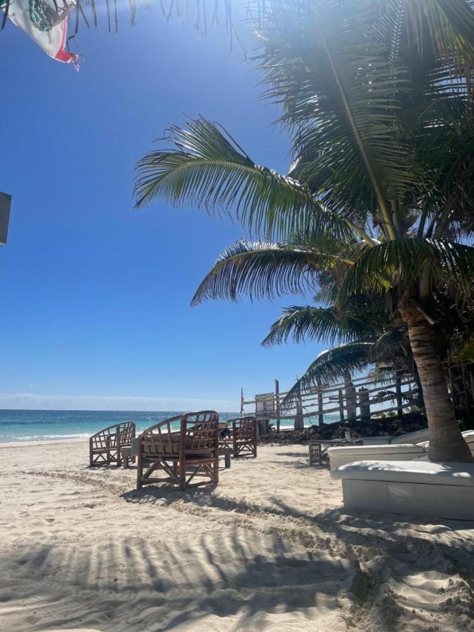 Chavez Eco Beach Camping And Cabanas Tulum Dış mekan fotoğraf