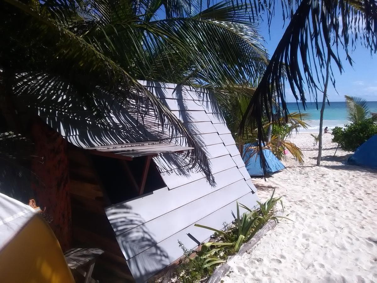 Chavez Eco Beach Camping And Cabanas Tulum Dış mekan fotoğraf